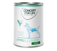 Concept for Life Veterinary Diet Hypoallergenic Cavallo umido per cane - 6 x 400 g