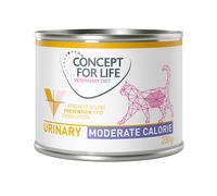 Concept for Life Veterinary Diet Urinary Moderate Calorie Pollo umido gatto - 6 x 200 g