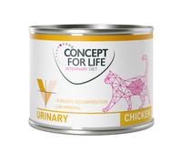 Set risparmio! Concept for Life Veterinary Diet 24 x 200 g/185 g - Pollo urinary 24 x 200 g