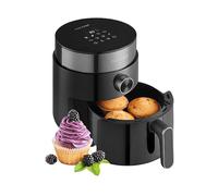 CONCEPT FR2500 friggitrice Singolo 2,5 L 1200 W Friggitrice ad aria calda Nero FRIGGITRICE AD ARIA, capacità 2,5 l, Max potenza 1200 W, 8 programmi, da 80 °C a 200 °C, Nero