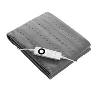 Concept Hausgeräte DV7430 - Tappetino riscaldante elettrico, 150 x 80 cm, 6 livelli di temperatura, protezione da surriscaldamento, spegnimento automatico, 100 W, poliestere