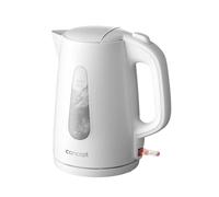 CONCEPT Hausgeräte rk2380 - Bollitore in plastica, 220-240 V, invertitore automatico di tensione, 1,7 l, 2200 W, bianco STRIX