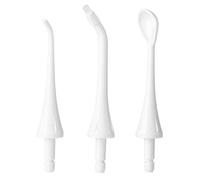 Concept Hausgeräte ZK0003 Ugelli di ricambio per doccia/pulizia interdentale, 3 pezzi (ORMAL, ORTHODONTICS - per pinza dentale, Tongue, per lingua) Concept ZK4020, ZK4030