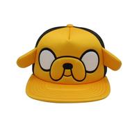 Concept One Adventure Time Trucker Hat, Jake The Dog Baseball cap with Flat Brim And 3D Ears Cappellino, Giallo/Nero, Taglia Unica Unisex-Adulto