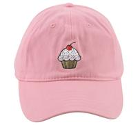 Concept One Cupcake Rosa Adulti Curvo Bill Regolabile Divertente Novità Cappello