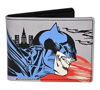 Concept One DC Comics - Portafoglio a due ante di Batman in una custodia decorativa in latta, multicolore