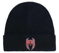 Concept One Marvel Spider-Man Beanie Cappello, Game Logo Inverno Knit cap con Polsino, Blu, Taglia Unica
