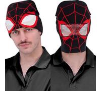 Concept One - Marvel Spider-Man Miles Morales - Berretto Invernale A Forma di Teschio, Berretto Unisex - Adulto
