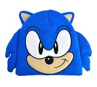 Concept One Sega Sonic The Hedgehog, Berretto Invernale Lavorato a Maglia, in Acrilico, con Orecchie e Piume, Royal, Taglia Unica Uomo