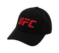 Concept One UFC Baseball Hat, 6 Panel Flex Fit Active Sport cap with Curved Brim Cappellino, Nero, Taglia Unica Unisex-Adulto
