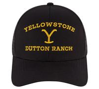 Concept One Yellowstone Adjustable Mesh Snapback Trucker Hat with Curved Brim Cappellino da Baseball, Midnight, Taglia Unica Unisex-Adulto
