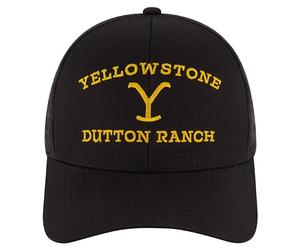 Concept One Yellowstone Adjustable Mesh Snapback Trucker Hat with Curved Brim Cappellino da Baseball, Midnight, Taglia Unica Unisex-Adulto