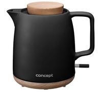 Concept RK0086 Elegante bollitore elettrico in ceramica, 1 l, nero