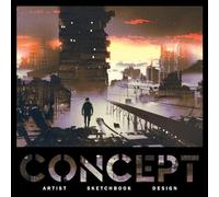 CONCEPT Sketchbook: A Large Square Sketchbook with Blank and White Paper - 100 Pages ( 8.25" x 8.25" ) for Drawing, Sketching, Painting and Recording Creative Ideas.