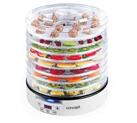 Concept SO2020 Essicatore alimenti 9 vassoi, 500W, 35-70°C, LED