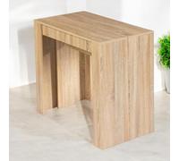 CONCEPT USINE | BELLI - Tavolo consolle allungabile in legno, 3 m, design elegante, 10 posti con estensione, legno resistente, 75 x 90 x 47 cm, facile da montare, ideale per soggiorno, sala da pranzo