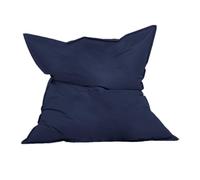 CONCEPT USINE | Pouf da esterno XXL rettangolare Moku blu 180 x 140 cm | Comfort soffice con schiuma riciclata | tessuto resistente all'acqua | ideale giardino, terrazza, piscina, relax a due