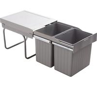 Concepto ROTA-RS DUO 40-2 Bidone da Incasso 40cm Larghezza Armadio 2x 16 Liter