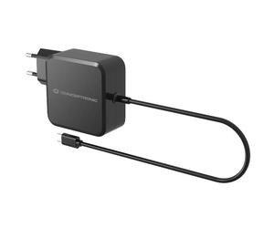 Conceptronic 100W Gan USB Pd Charger Built-In Usb-C -- Complies To Programmable Power Supply (pps) Enhance Charging Efficiency And Reduce Heat OZUL05BE