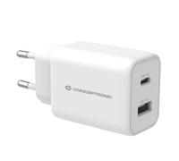 Conceptronic 2-PORT 33W USB PD PPS CHARGER, QC 3