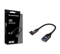 Conceptronic ABBY19B - Adattatore OTG USB-C ad angolo di 90° su USB-A, 10 Gbps, USB 3.2 Gen 2