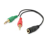 CONCEPTRONIC adattatore audio splitter 3.5 mm maschio femmina nero