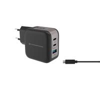 Conceptronic Caricatore ALTHEA17B 3 porte 67W GaN USB-C PD QC3.0 Nero