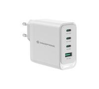 Conceptronic ALTHEA22W100 4-Port 100W GaN USB-PD-Ladegerät USB-C x 3 USB-a 1...