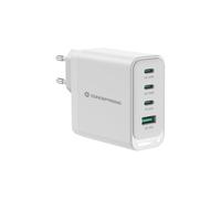 Conceptronic ALTHEA22W100 Caricabatterie universale per dispositivi mobili, bianco, corrente alternata, ricarica rapida per interni