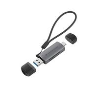 Conceptronic BIAN05G lettore di schede USB 3.2 Gen 1 [3.1 Gen 1] Type-A/Type-C Grigio (CONCEPTRONIC Card Reader USB-C/USB-A -) NEW