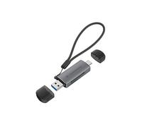 Conceptronic BIAN05G lettore di schede USB 3.2 Gen 1 [3.1 Gen 1] Type-A/Type-C Grigio (CONCEPTRONIC Card Reader USB-C/USB-A -) NEW