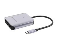 Conceptronic BIAN09G lettore di schede USB 3.2 Gen 2 Type-C Grigio