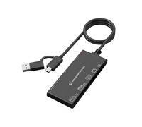 Conceptronic BIAN10B Lettore di schede 7 in 1 USB 3.0, SD x 2, MicroSD x 2, MS, CF, xD