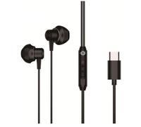 CONCEPTRONIC BRENDAN04B AURICOLARI CABLATO EARBUD USB-C CON MICROFONO BLACK EU