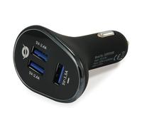 Conceptronic CARDEN06B Caricabatterie per dispositivi mobili Nero Auto