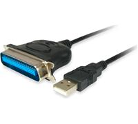 Conceptronic Cavo di interfaccia e adattatore USB 2.0 IEEE1284 Nero 133383