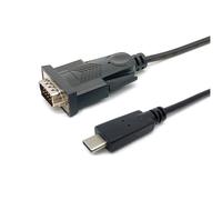 CONCEPTRONIC cavo USB tipo-C cavo seriale DB-9 1,5 m Nero