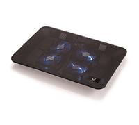 Conceptronic CNBCOOLPADL4F base di raffreddamento per notebook 4-Fan Cooling Pad 43,2 cm (17") Nero