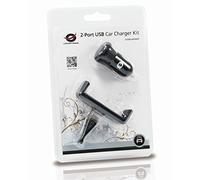 Conceptronic cusbcar2akit 2 Port USB Car Charger Kit
