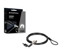 Conceptronic CUSTODIO02BS Cavo Di Sicurezza Nero 1.8mt Accessorio