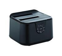 Conceptronic DDE02B docking station per unità di archiviazione USB 3.2 Gen 1 (3.1 Gen 1) Type-B Nero - Conceptronic DDE02B, HDD, SATA, Seriale ATA II, Serial ATA III, 2.5,3.5", 8 TB, USB 3.2 Gen 1 (