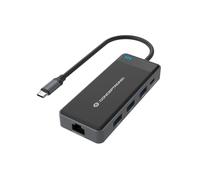 CONCEPTRONIC Docking Station Cablata USB 3.2 Gen 1 Type-C Grigio 4K UHD