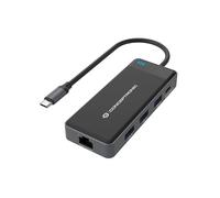 Conceptronic DONN14G replicatore di porte e docking station per notebook Cablato USB 3.2 Gen 1 (3.1 Gen 1) Type-C Grigio