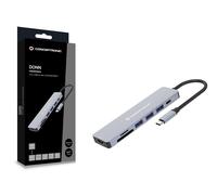 Conceptronic DONN19G - Docking station USB 3.2 Gen 1 7 in 1, HDMI, USB-A 3.0 x 3