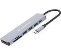 Conceptronic DONN19G replicatore di porte e docking station per laptop Cablato USB 3.2 Gen 1 [3.1 Gen 1] Type-C Grigio (DONN19G) NEW