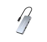 Conceptronic DONN22G replicatore di porte e docking station per laptop Cablato USB 3.2 Gen 2 (3.1 Gen 2) Type-C Grigio