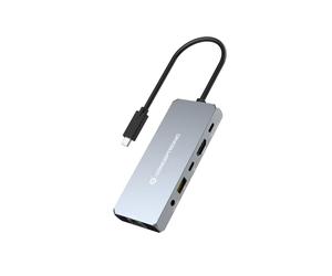 Conceptronic DONN22G Docking Station Wired USB 3.2 Gen 2 (3.1 Gen 2) Type-C grigio - Nouvo