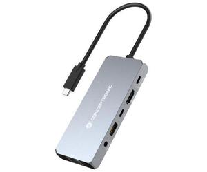 Conceptronic DONN22G Replicatore di Porte e Docking Station per Laptop Cablato U