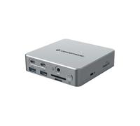 CONCEPTRONIC - DONN25G Replicatore di Porte e Docking Station Per Laptop Cablato USB 3.2 Gen 2 (3.1 Gen 2) Type-C Argento - SPEDIZIONE GRATUITA