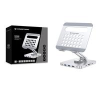 Conceptronic DONN26G - Supporto per tablet con docking station USB 3.2 Gen 1 8 i